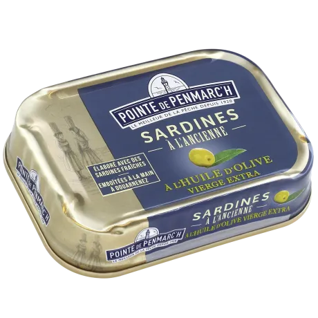 Coffret cordelette de 6 boîtes de sardines à l'ancienne