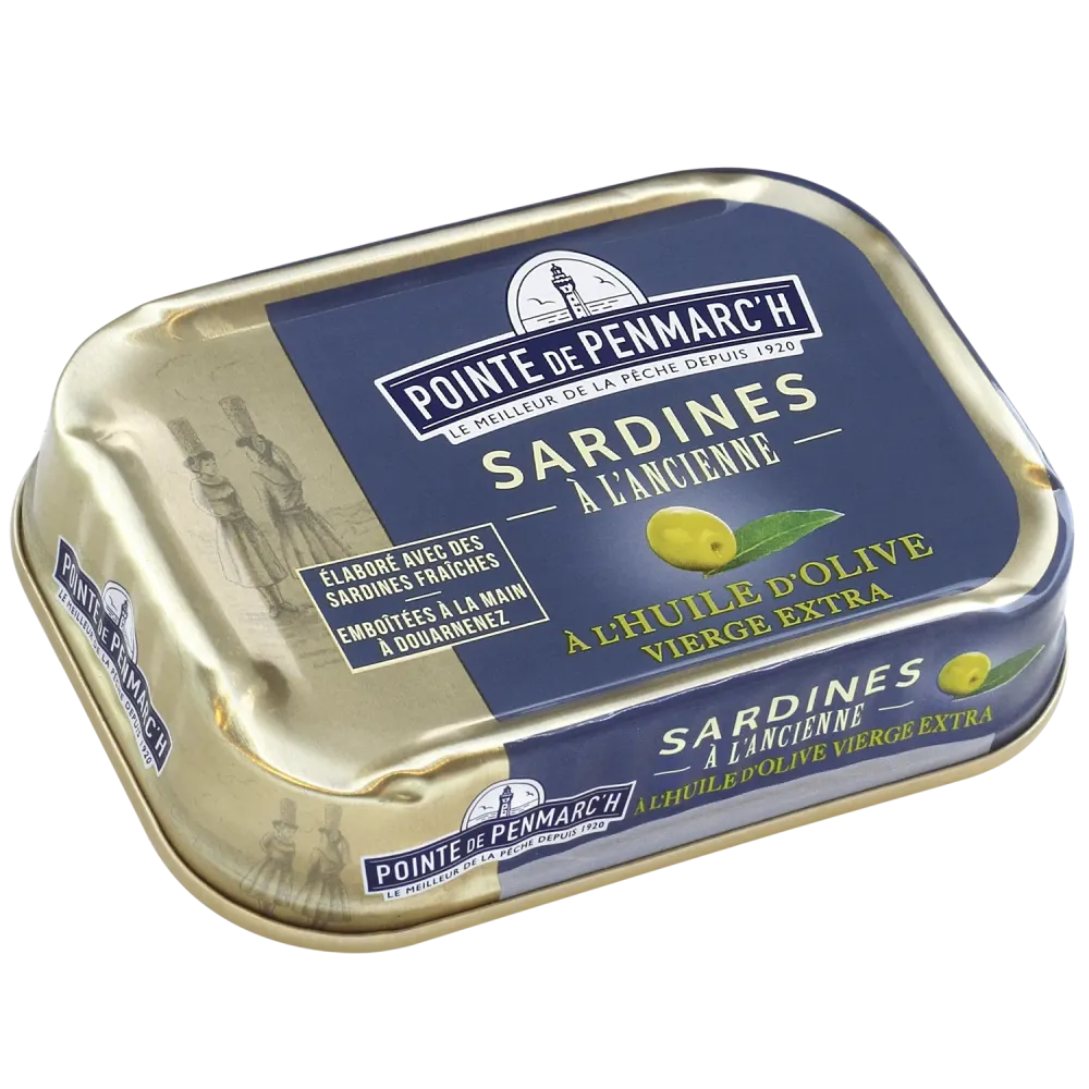 Coffret cordelette de 6 boîtes de sardines à l'ancienne