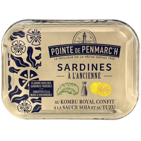 Sardines à l’ancienne au Kombu royal, sauce soja & Yuzu - Édition limitée