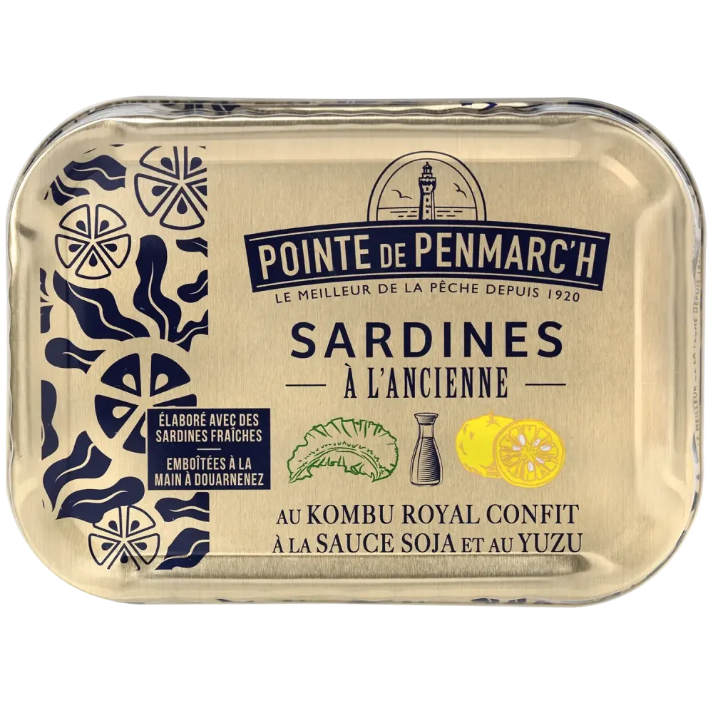 Sardines à l’ancienne au Kombu royal, sauce soja & Yuzu - Édition limitée