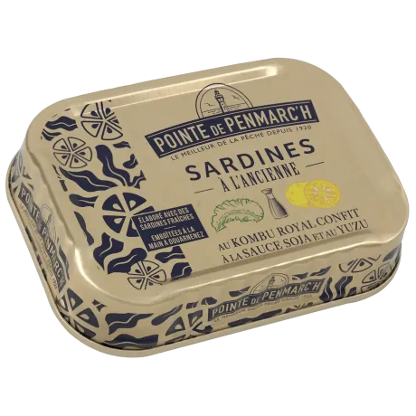 Sardines à l’ancienne au Kombu royal, sauce soja & Yuzu - Édition limitée