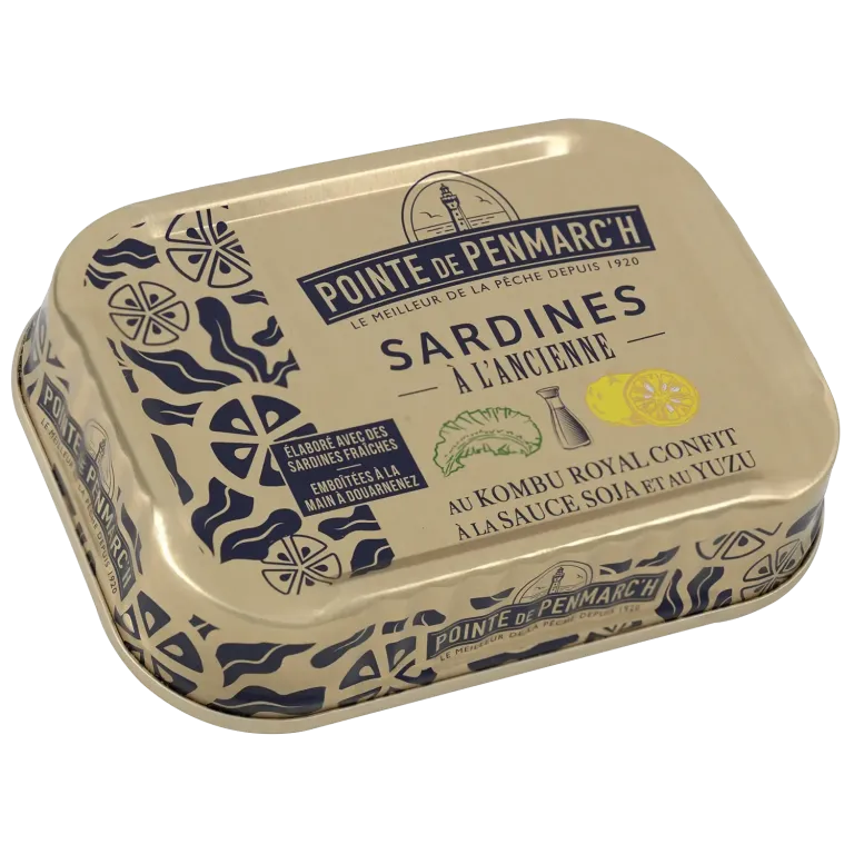 Sardines à l’ancienne au Kombu royal, sauce soja & Yuzu - Édition limitée