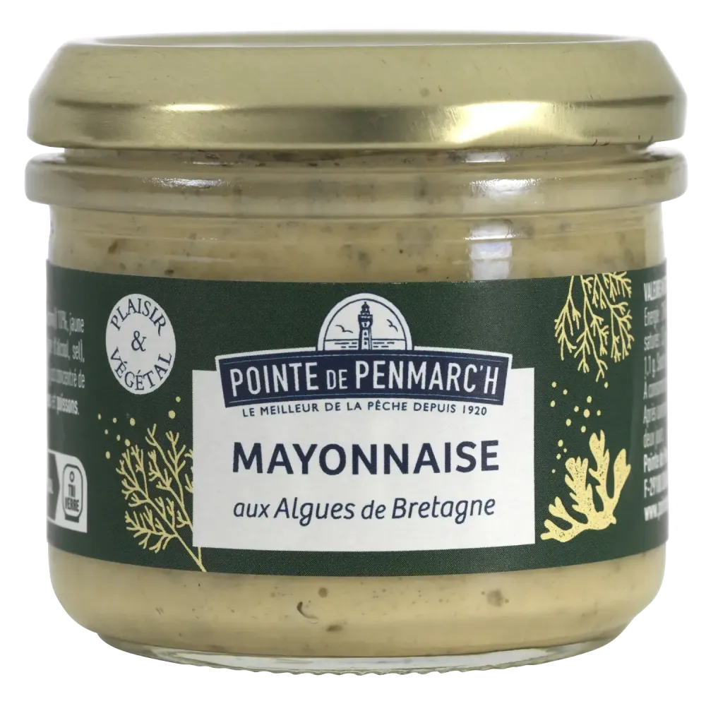 Mayonnaise aux algues de Bretagne - Saveur iodée & touche de gingembre