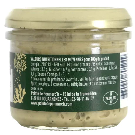 Mayonnaise aux algues de Bretagne - Saveur iodée & touche de gingembre