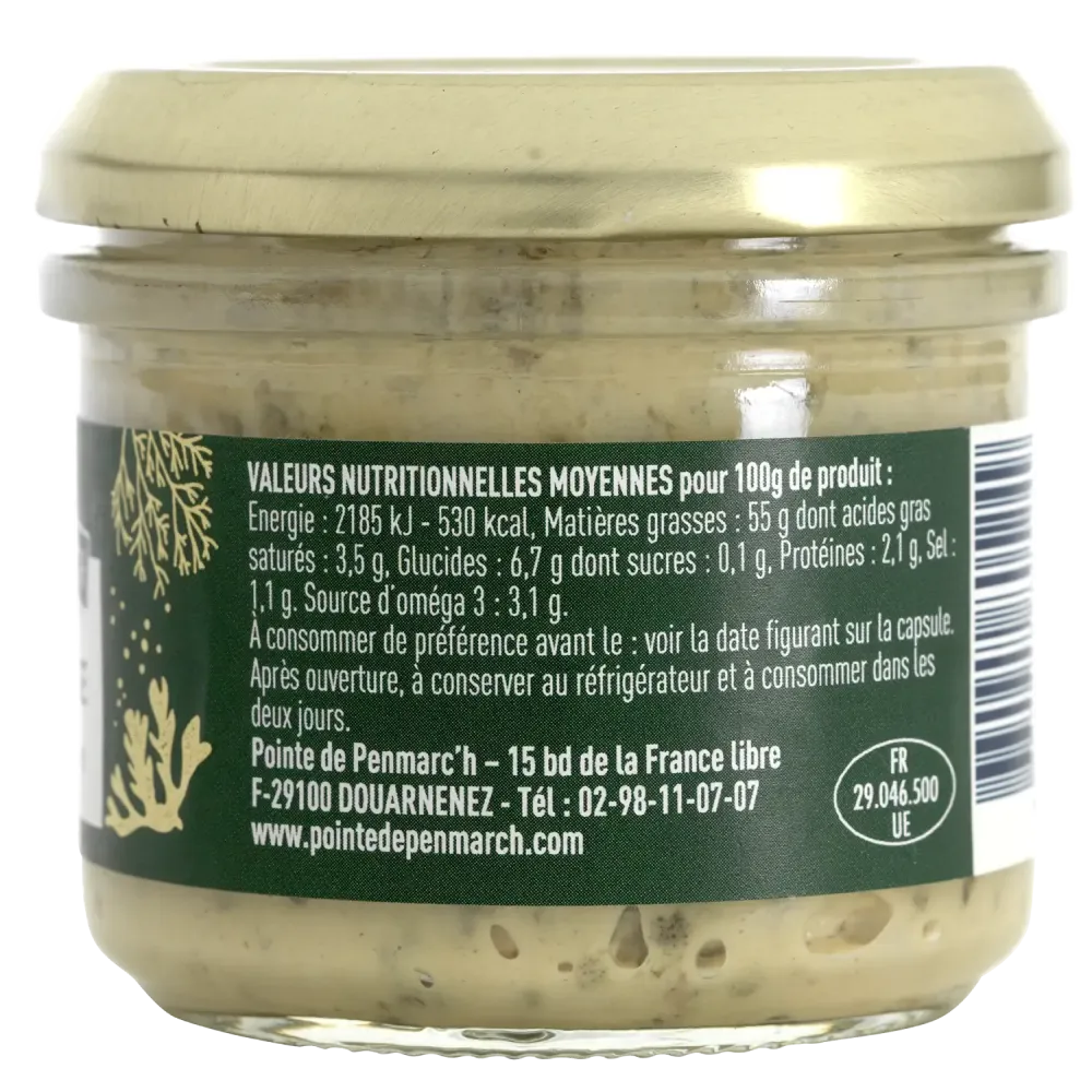 Mayonnaise aux algues de Bretagne - Saveur iodée & touche de gingembre