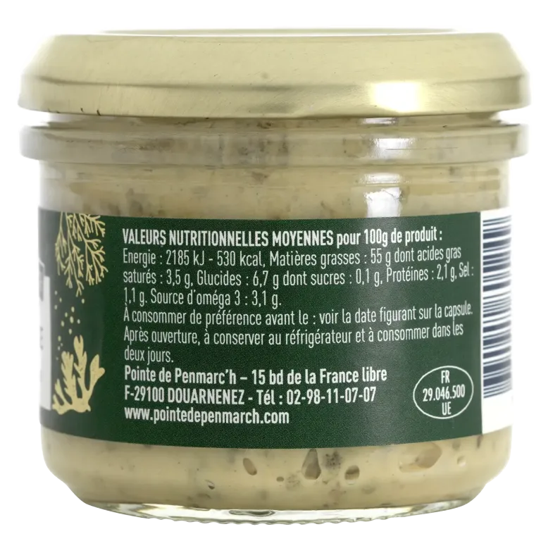 Mayonnaise aux algues de Bretagne - Saveur iodée & touche de gingembre