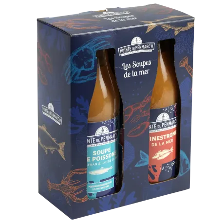 Coffret duo soupe & velouté - Recettes marines gourmandes et réconfortantes