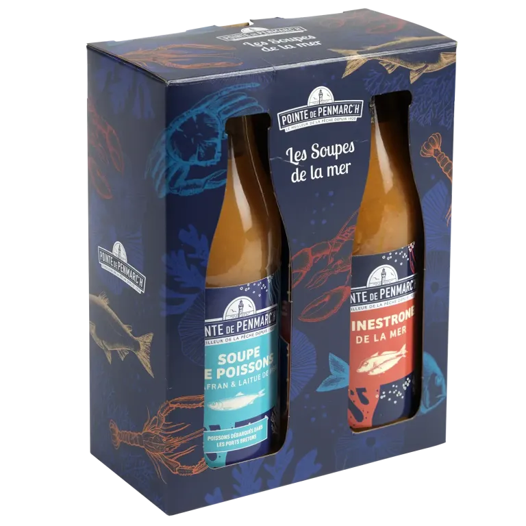 Coffret duo soupe & velouté - Recettes marines gourmandes et réconfortantes