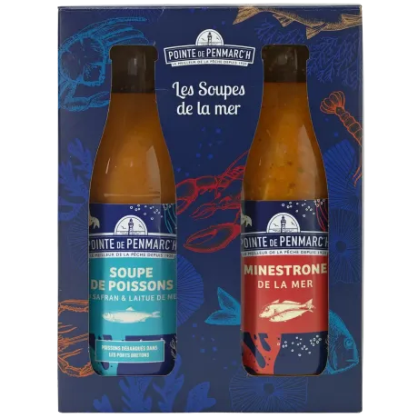Coffret duo soupe & velouté - Recettes marines gourmandes et réconfortantes