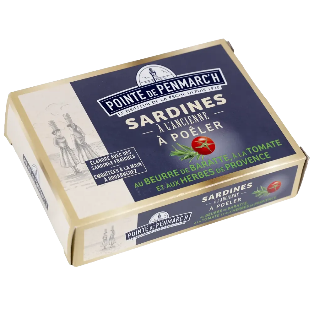 Sardines à poêler - Tomate & herbes de Provence au beurre de baratte