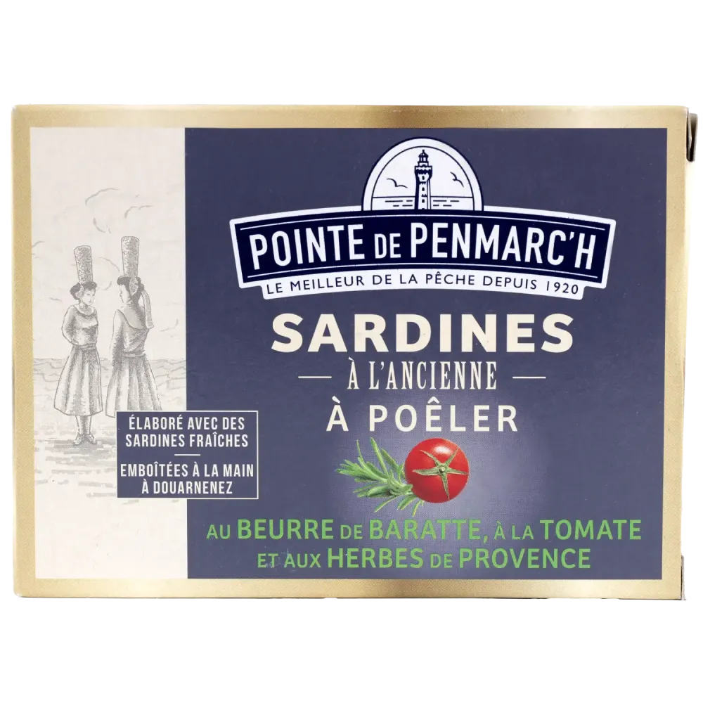 Sardines à poêler - Tomate & herbes de Provence au beurre de baratte