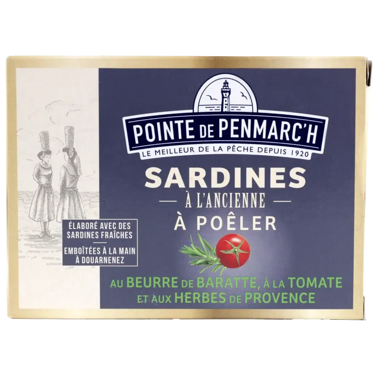 Sardines à poêler - Tomate & herbes de Provence au beurre de baratte
