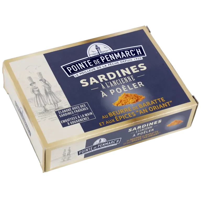 Sardines à poêler - Beurre de baratte & épices An Oriant