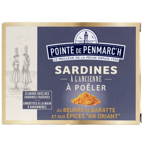 Sardines à poêler - Beurre de baratte & épices An Oriant