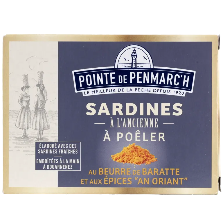 Sardines à poêler - Beurre de baratte & épices An Oriant