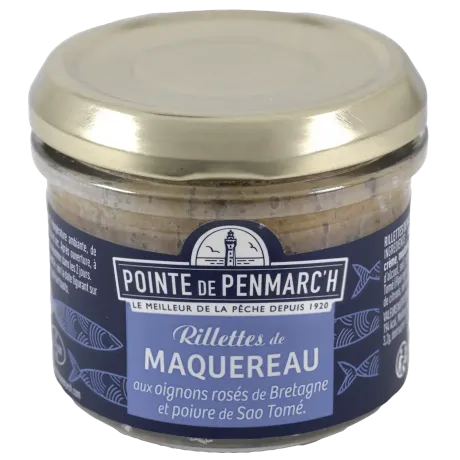 Rillettes de maquereau aux oignons rosés - Poivre de Sao Tomé et caractère