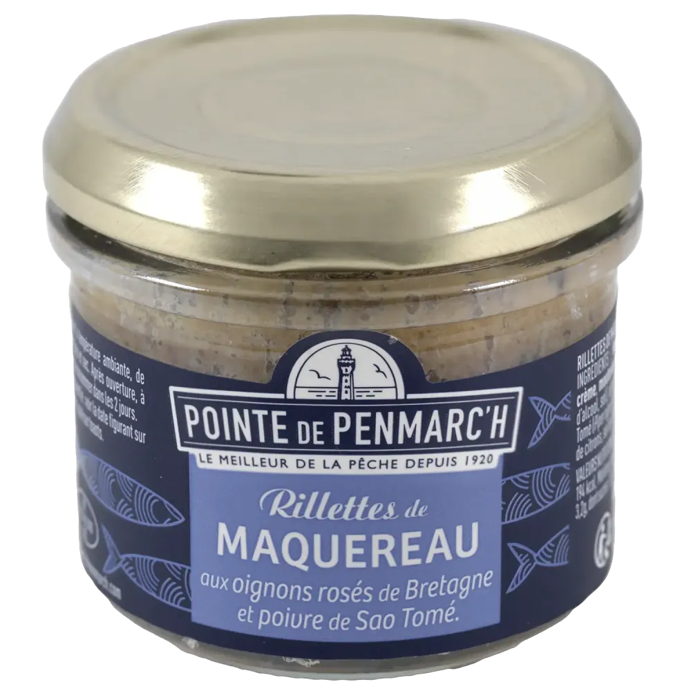 Rillettes de maquereau aux oignons rosés - Poivre de Sao Tomé et caractère