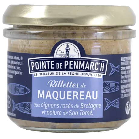 Rillettes de maquereau aux oignons rosés - Poivre de Sao Tomé et caractère