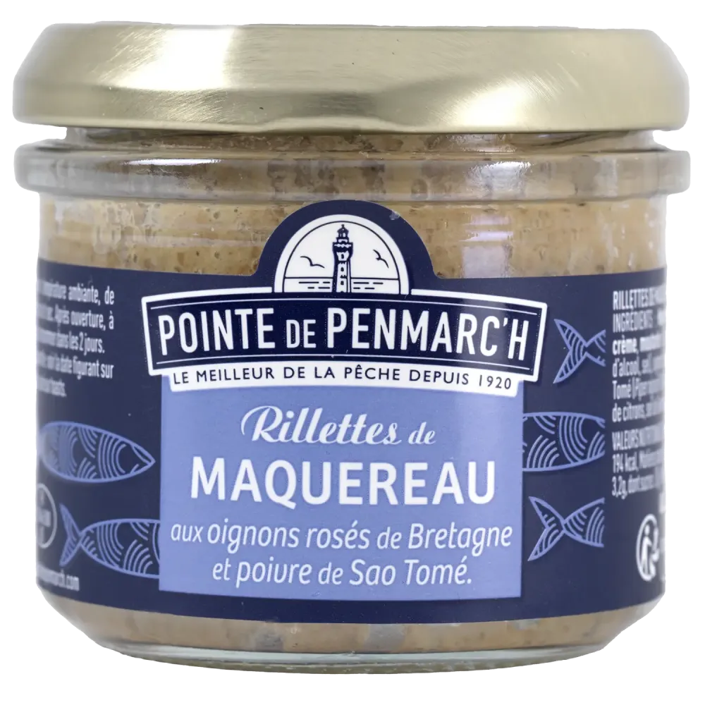 Rillettes de maquereau aux oignons rosés - Poivre de Sao Tomé et caractère