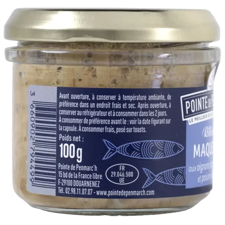Rillettes de maquereau aux oignons rosés - Poivre de Sao Tomé et caractère