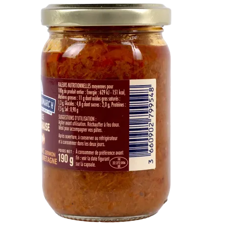 Sauce tholognaise au thon blanc - Recette bretonne savoureuse et prête à l’emploi