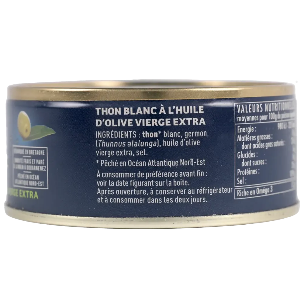 Thon blanc germon à l'huile d'olive - Saveur fine & moelleuse
