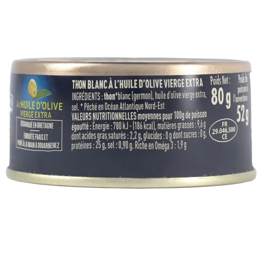 Thon blanc germon à l'huile d'olive vierge extra - Saveur et finesse