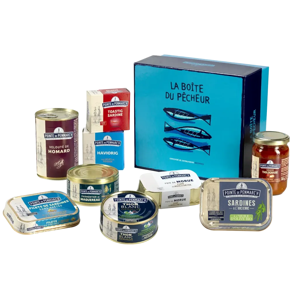 Boîte du Pêcheur de Noël - Coffret gourmand aux saveurs de la mer