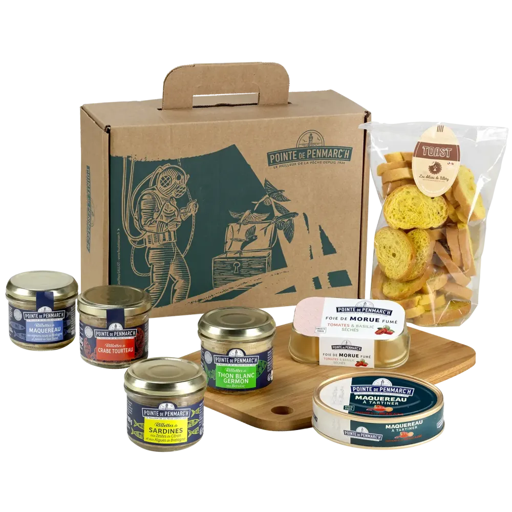 Valisette Apéritif Festif - Saveurs bretonnes & gourmandise à partager Valisette Apéritif Festif - Saveurs bretonnes & gourmandise à partager