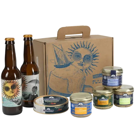 Coffret Apéro Box Plijadur - Bière artisanale & délices de la mer