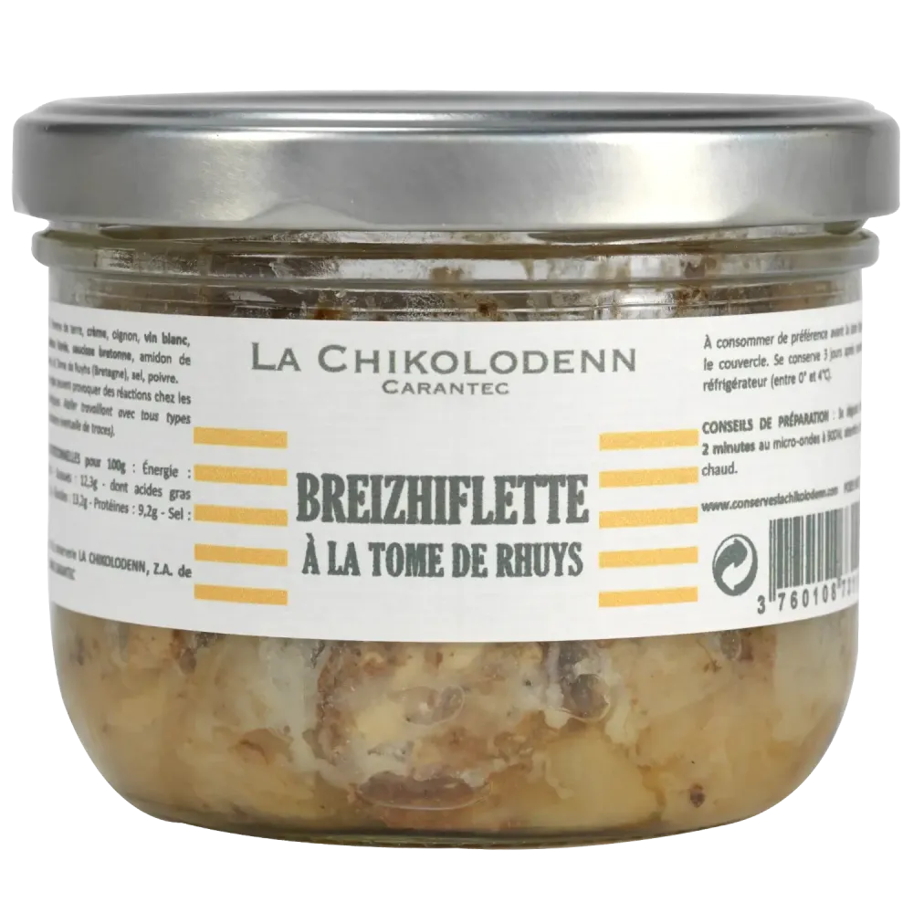 Breizhiflette à la Tome de Rhuys - Plat breton généreux & gratiné