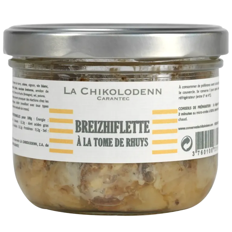 Breizhiflette à la Tome de Rhuys - Plat breton généreux & gratiné