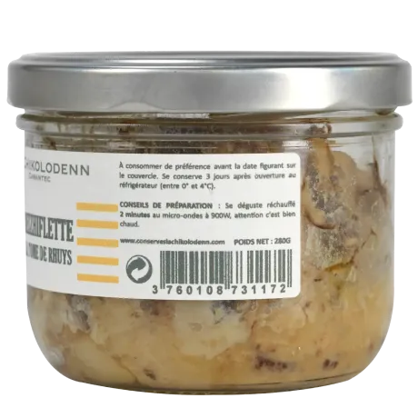 Breizhiflette à la Tome de Rhuys - Plat breton généreux & gratiné