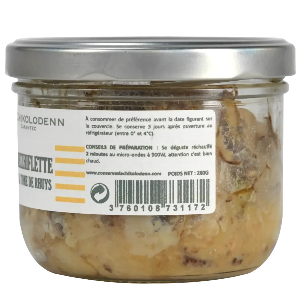 Breizhiflette à la Tome de Rhuys - Plat breton généreux & gratiné