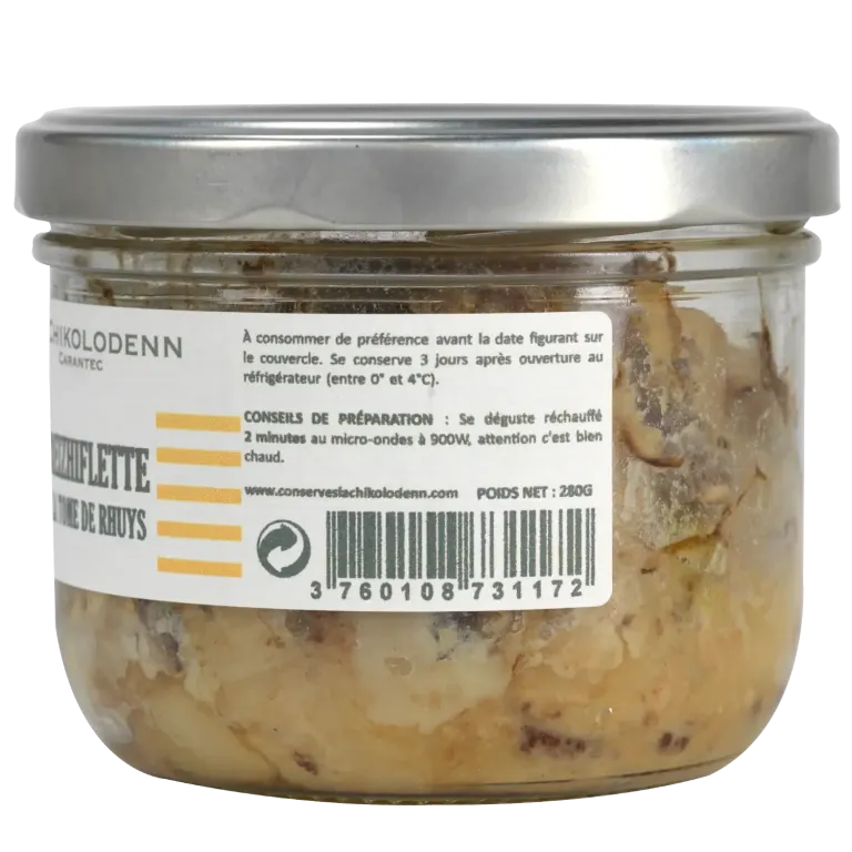 Breizhiflette à la Tome de Rhuys - Plat breton généreux & gratiné