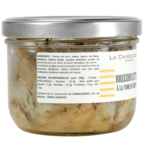 Breizhiflette à la Tome de Rhuys - Plat breton généreux & gratiné
