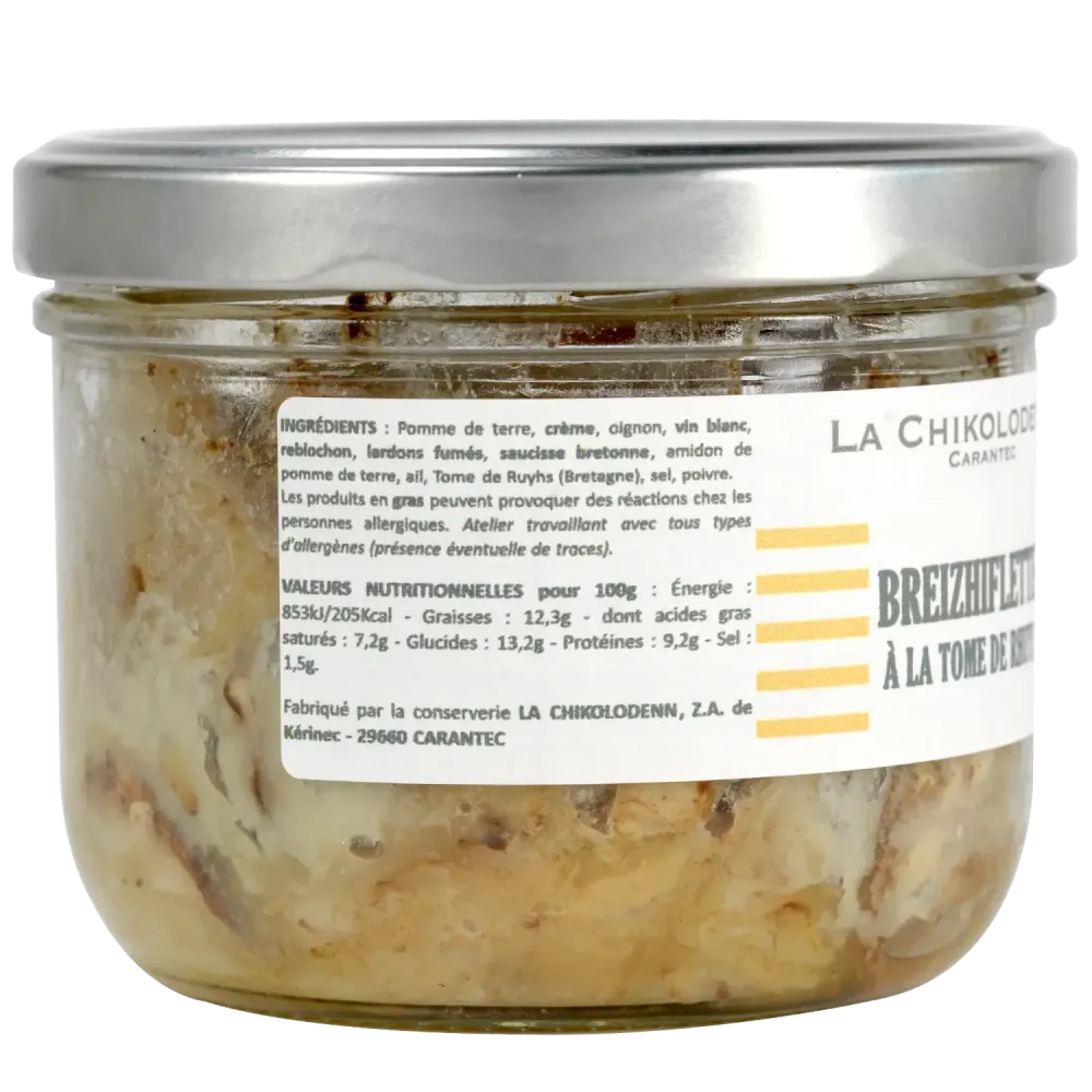 Breizhiflette à la Tome de Rhuys - Plat breton généreux & gratiné