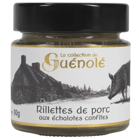 Rillettes de porc aux échalotes confites - Maison Autret, recette bretonne