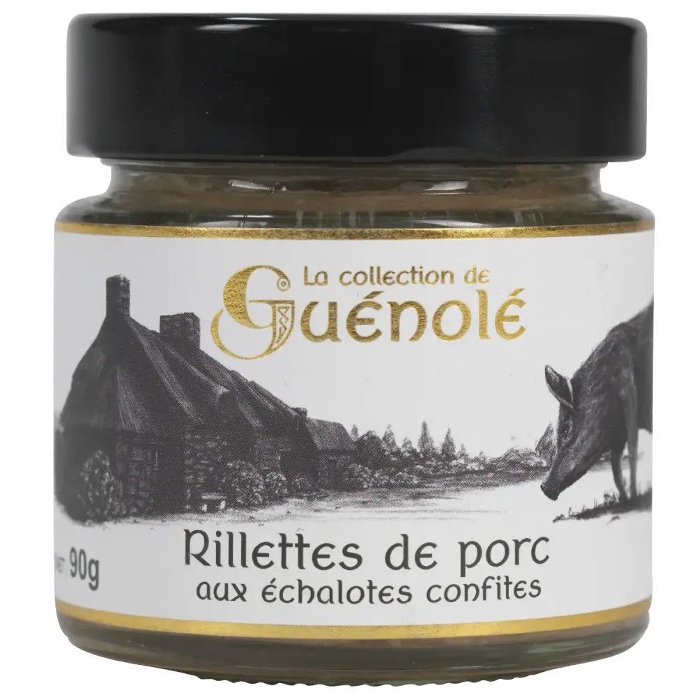 Rillettes de porc aux échalotes confites - Maison Autret, recette bretonne