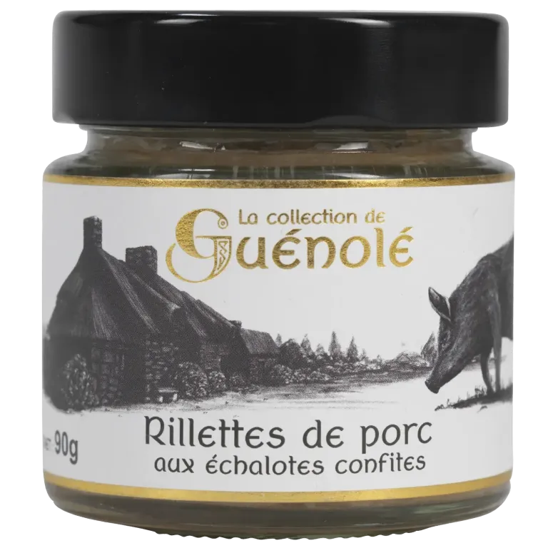Rillettes de porc aux échalotes confites - Maison Autret, recette bretonne