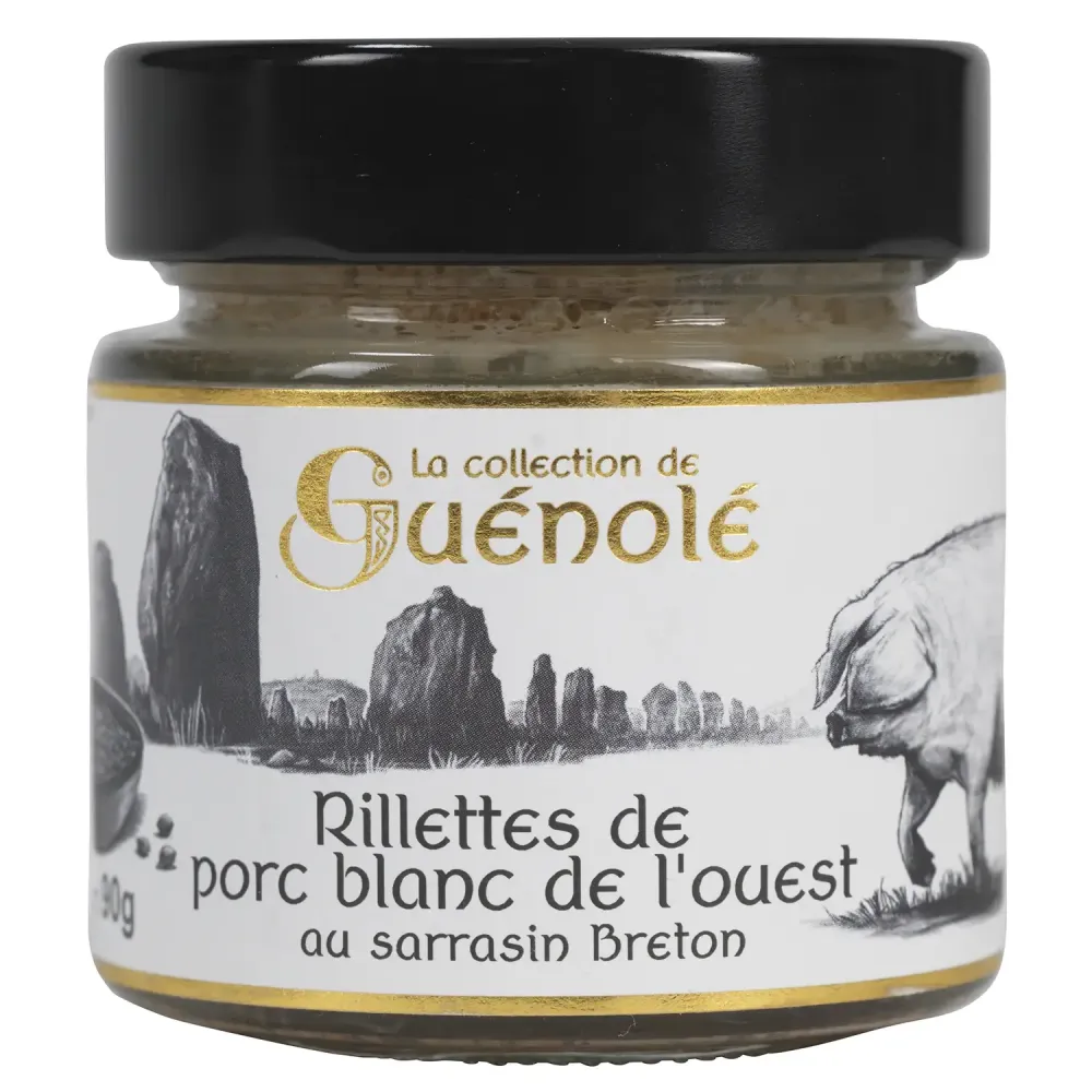 Rillettes de porc blanc de l'Ouest au sarrasin breton - Maison Autret