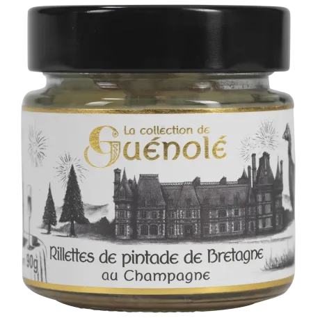 Rillettes de pintade de Bretagne au Champagne - Maison Autret