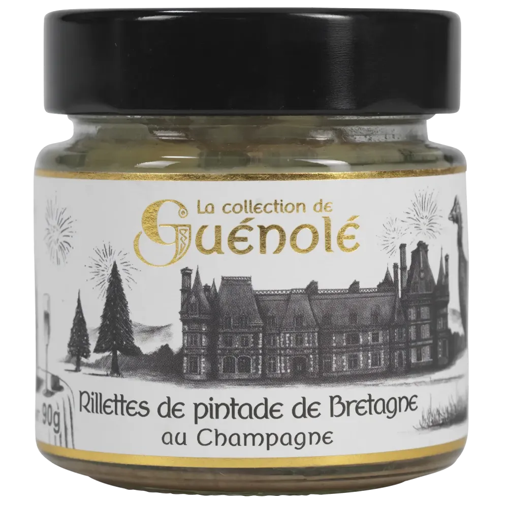Rillettes de pintade de Bretagne au Champagne - Maison Autret