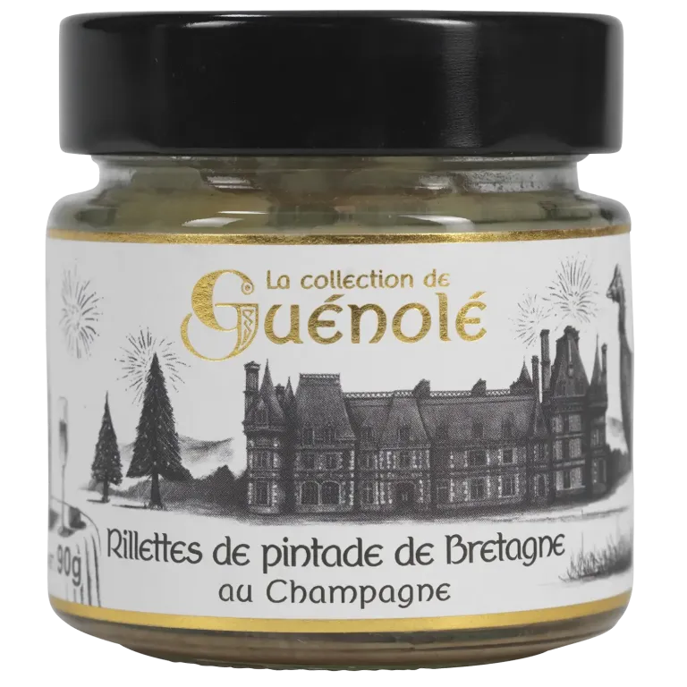 Rillettes de pintade de Bretagne au Champagne - Maison Autret