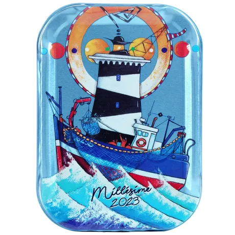 Bourriche cave à sardines de Noël