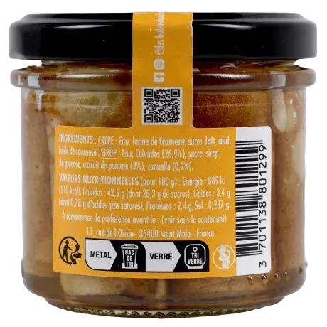 rio de crêpes Cointreau, Rhum, Calvados - Gourmandise artisanale malouine