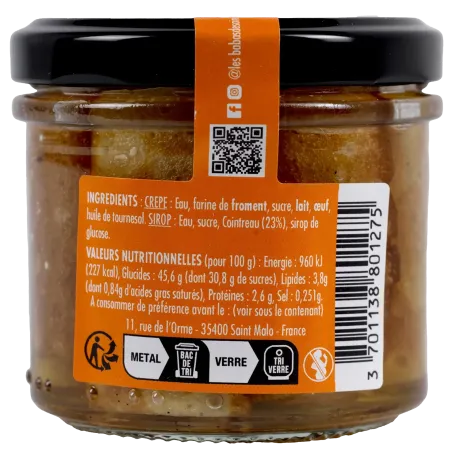 rio de crêpes Cointreau, Rhum, Calvados - Gourmandise artisanale malouine