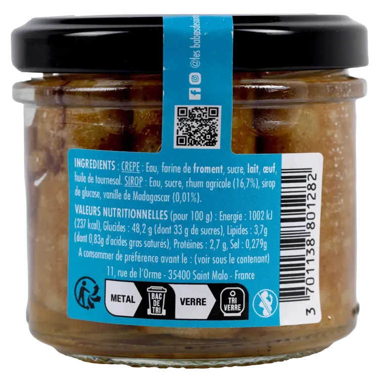 rio de crêpes Cointreau, Rhum, Calvados - Gourmandise artisanale malouine