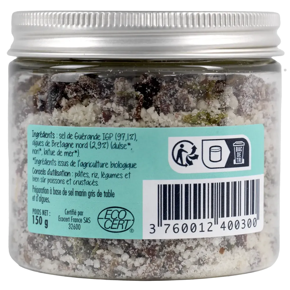 Coffret trio de sels pour poisson - Sels de Guérande aromatisés