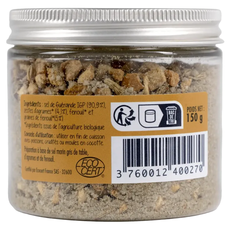 Coffret trio de sels pour poisson - Sels de Guérande aromatisés
